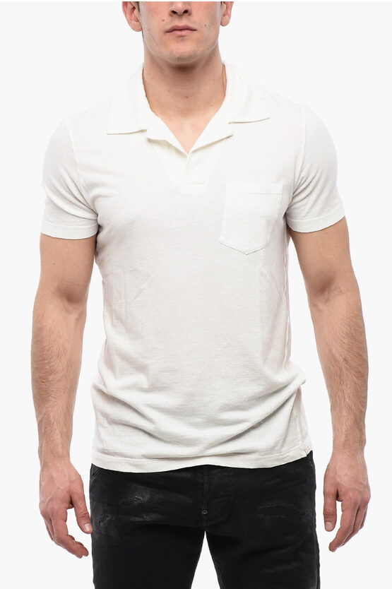 Linen Blend Polo Wi… - image
