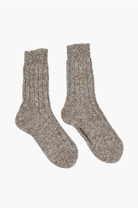 Linen Long Socks Si… - image