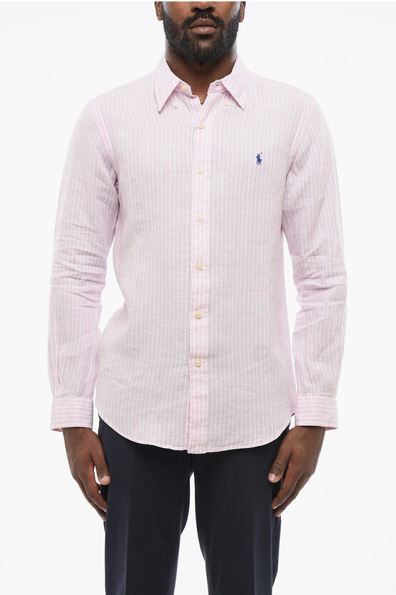 Linen Slim Fit Shir… - image