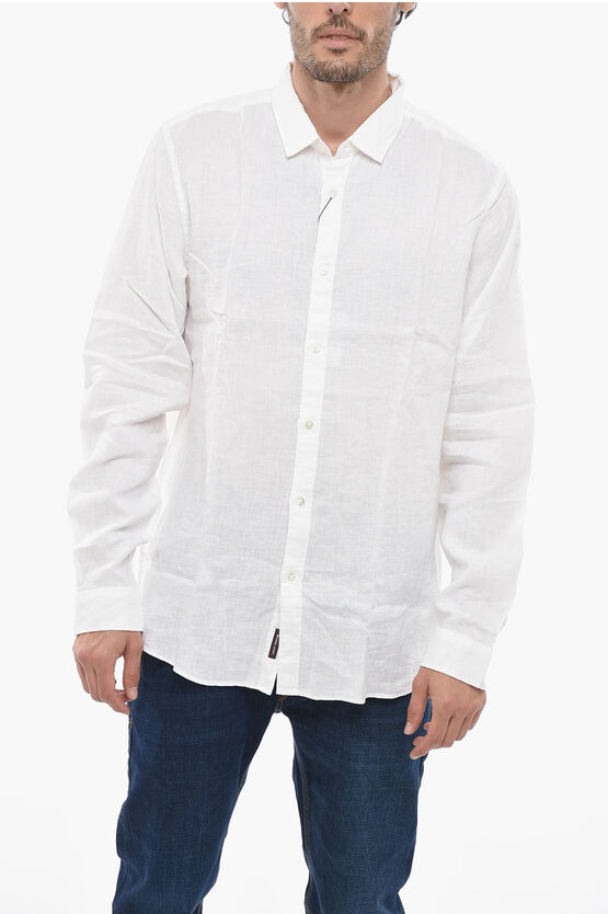 Shop Michael Kors Linen Slim Fit Shirt