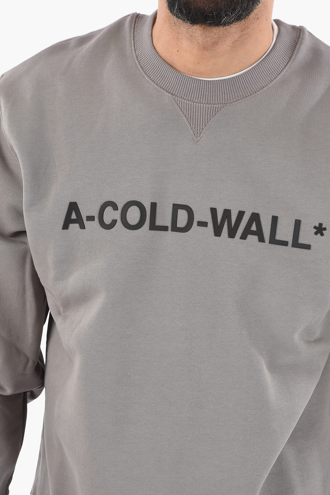 A Cold Wall Logo Embossed Crew-neck Sweatshirt men - Glamood