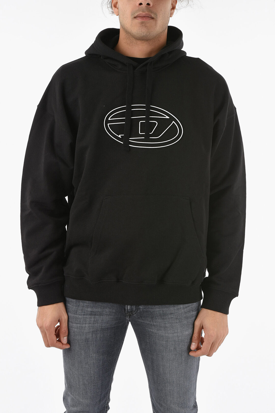 Diesel Logo Embossed UNISEX S-UMMER-BIGOVAL Hoodie unisex