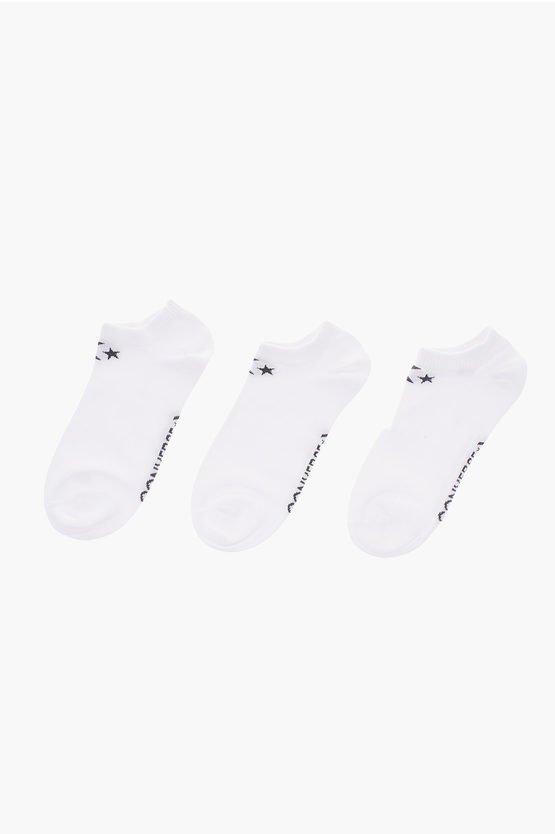 Shop Converse Logo Embroidered 3 Socks Set