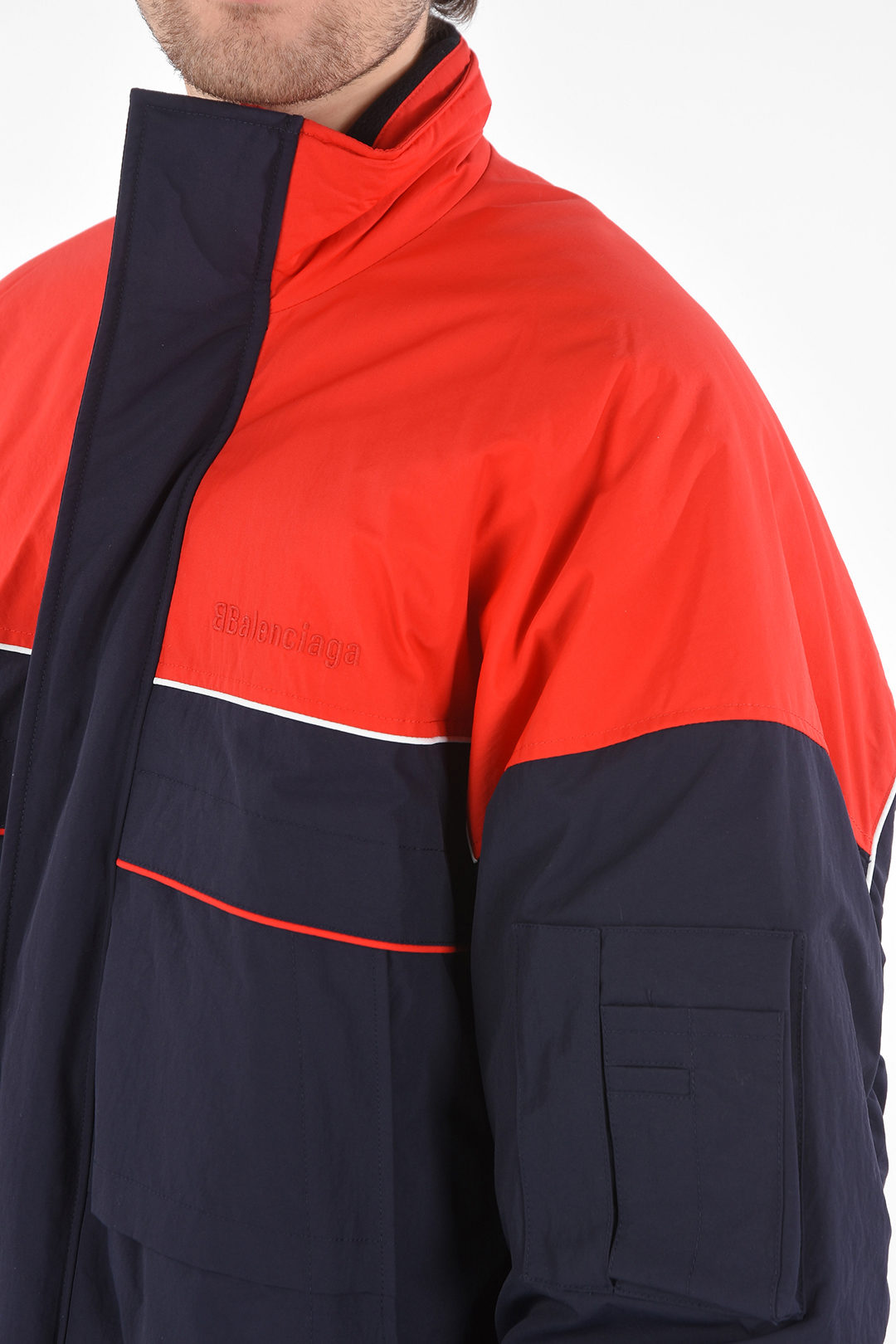 Balenciaga windbreaker mens orange online