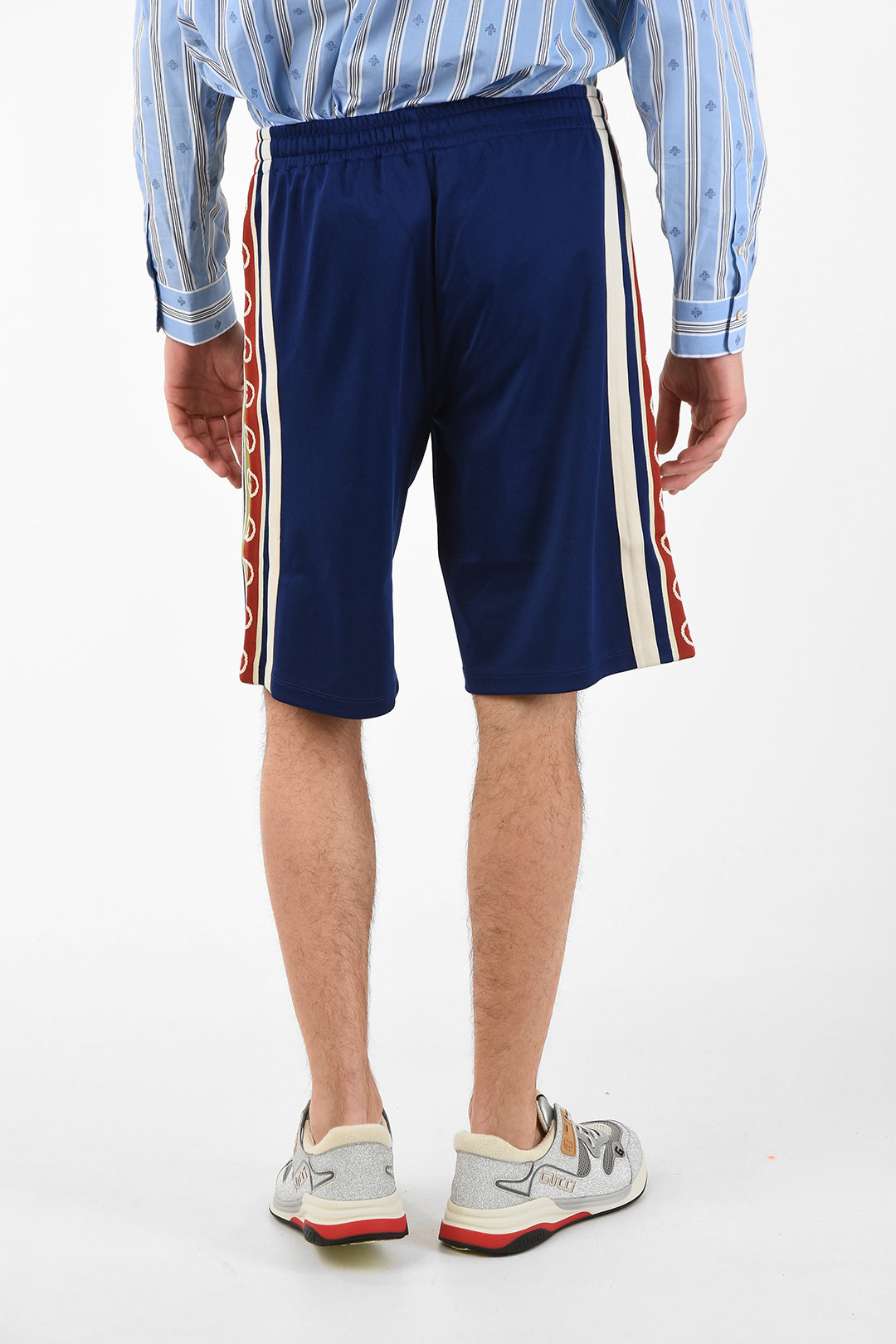 Gucci Logo Embroidered Track Shorts men 