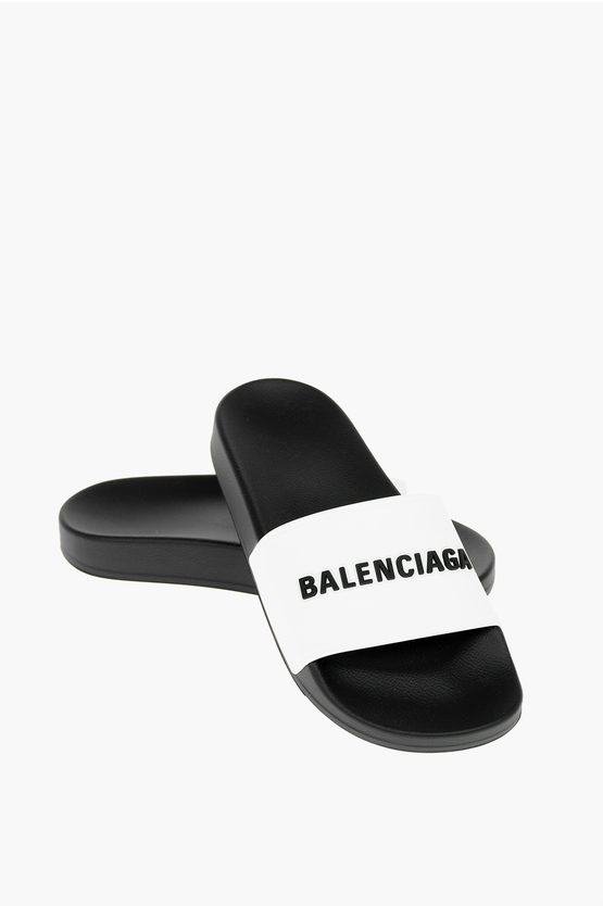 Balenciaga Logo Pool Slides women Glamood Outlet