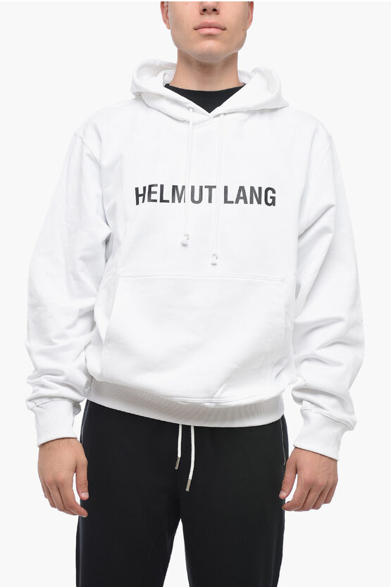 Helmut Lang Logo-print Drawstring Hoodie