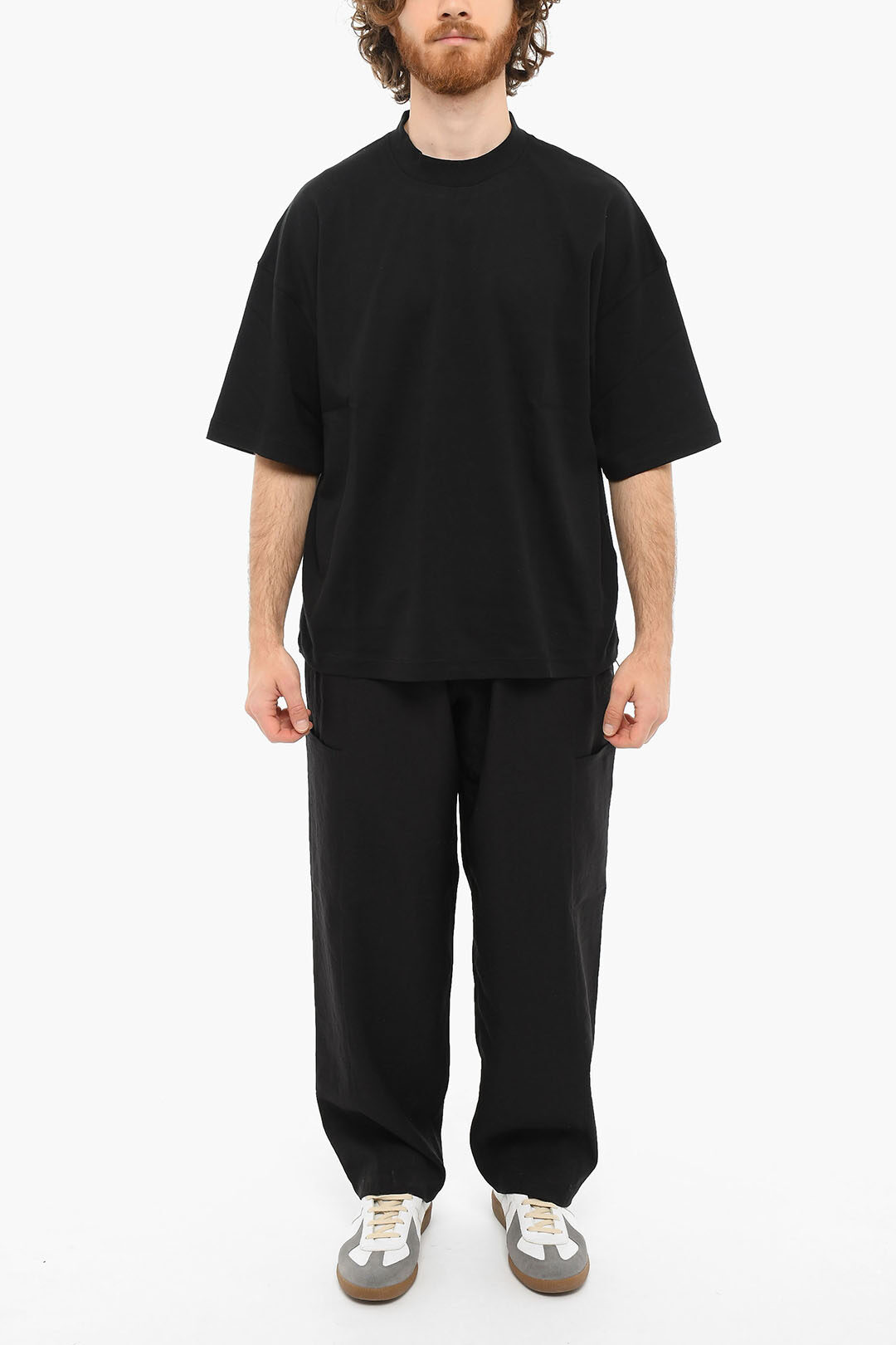 Y-3 by Yohji Yamamoto Logo Print Pants With Drawstrings men