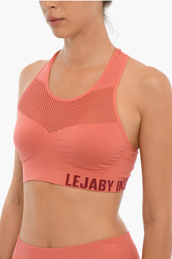 Maison Lejaby Logo Print Sleeveless Top In Pink