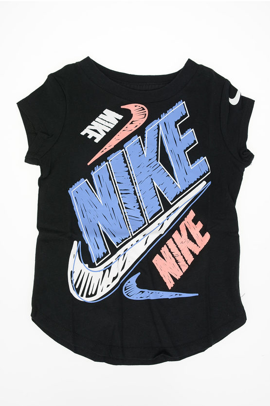 Nike Logo-print T-shirt In Black
