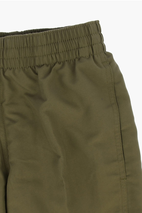 Logo Printed Boxer Swimsuit