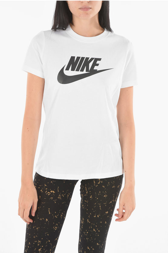 Nike Women's  Sportswear Essentials Logo T-shirt In White