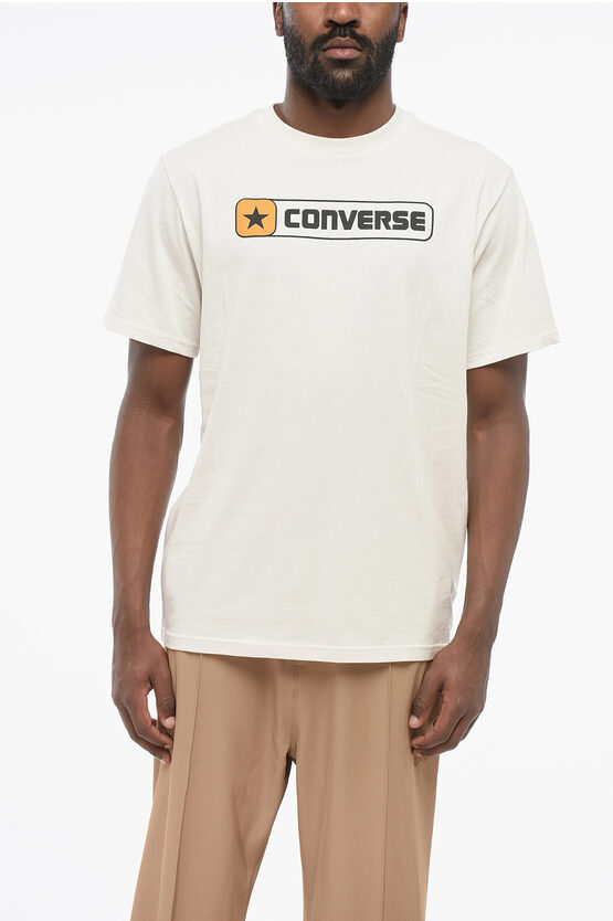 CONVERSE LOGO PRINTED STANDARD FIT CREW-NECK T-SHIRT