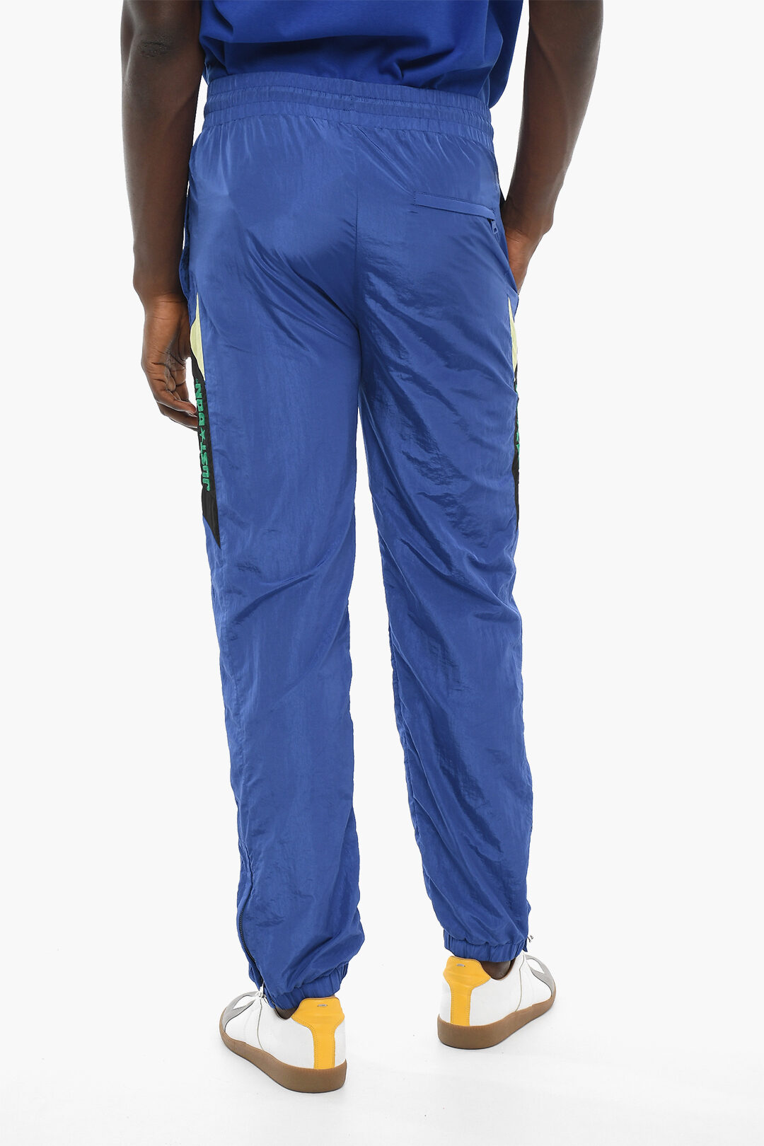 Just Don Logo-Side Band Nylon Joggers men - Glamood Outlet