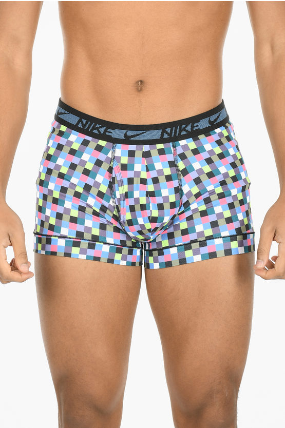 Nike Logoed Band At The Waist Dri Fit Set 3 Boxers In Multi