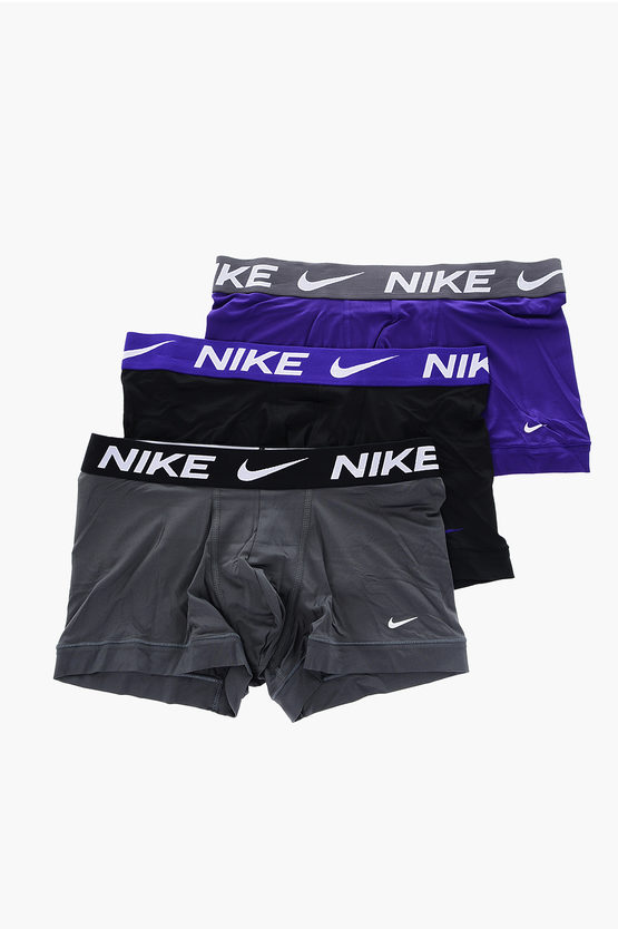 Nike Logoed Band Dri-fit 3 Boxer Set In Multi