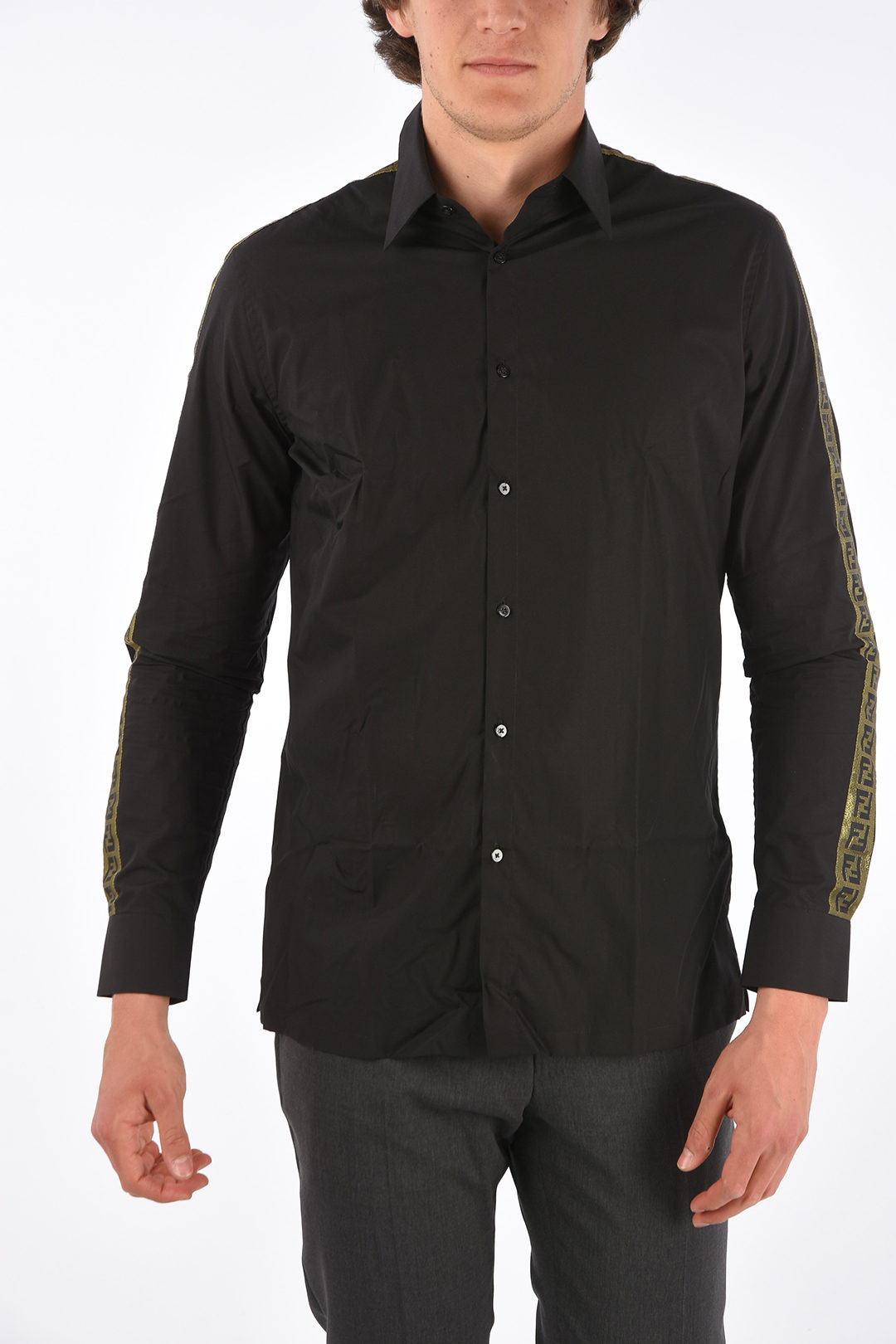 Fendi Logoed band R HITA shirt men Glamood Outlet