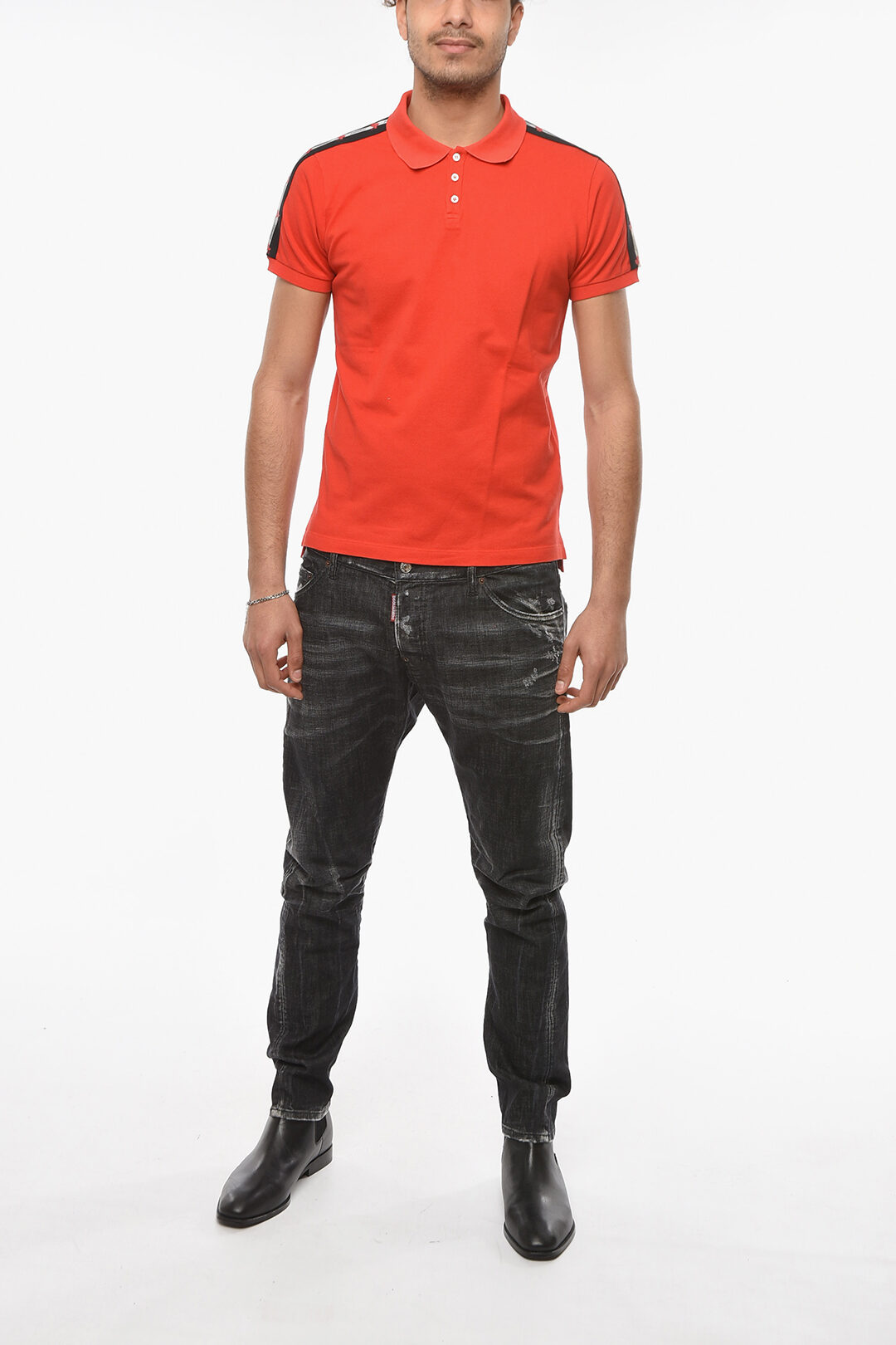 Dsquared2 Logoed Band TENNIS FIT Polo Shirt men Glamood Outlet