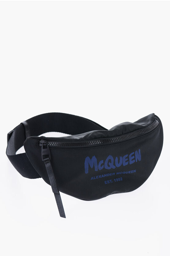 ALEXANDER MCQUEEN LOGOED BELT BAG WITH BUCKLE CLOSURE