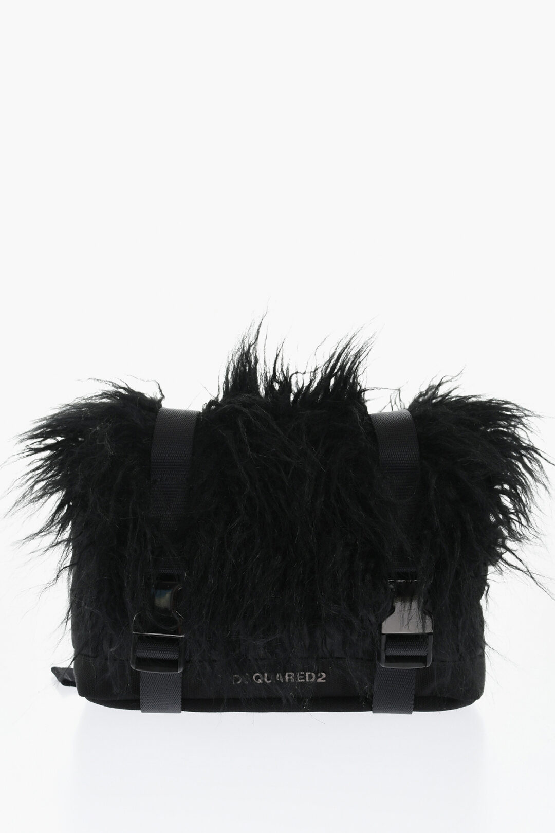 Dsquared2 Logoed Belt Bag with Fur Detaling men - Glamood Outlet