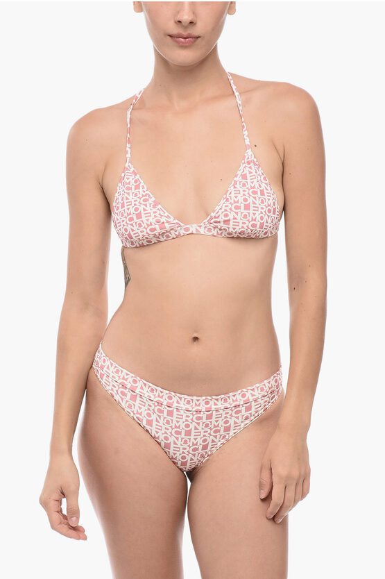 Moncler All-over Logo Bikini Set