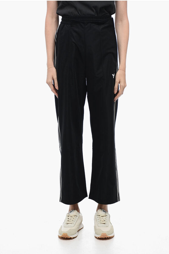 Shop Y-3 By Yohji Yamamoto Logoed Double-layered Joggers