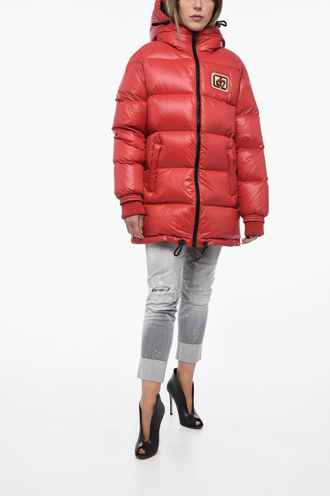 Dsquared2 Logoed Down Jacket with Cuffs women - Glamood Outlet