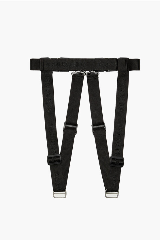Dsquared2 Logoed Fabric Tape Harness Belt
