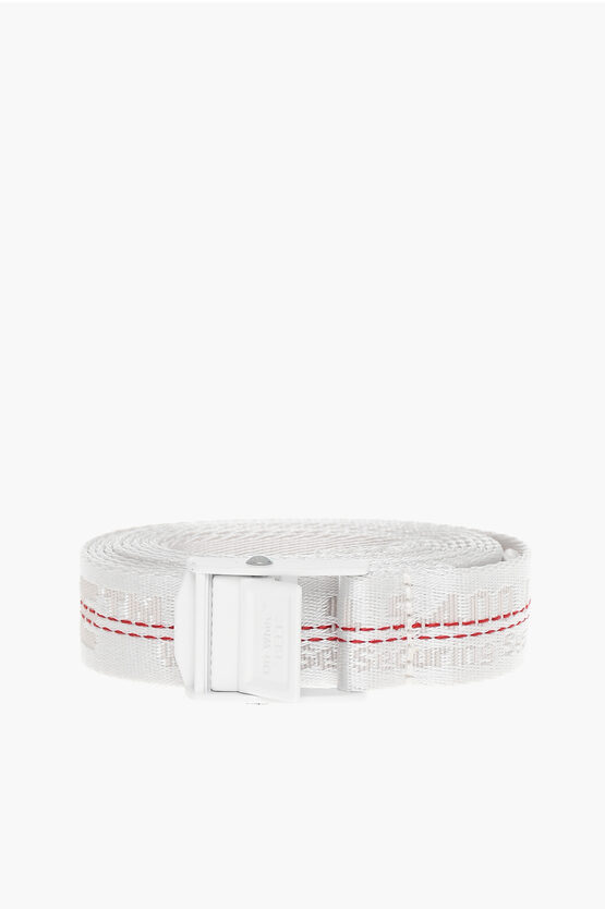 Off-white Logoed Industrial Belt 25mm In White