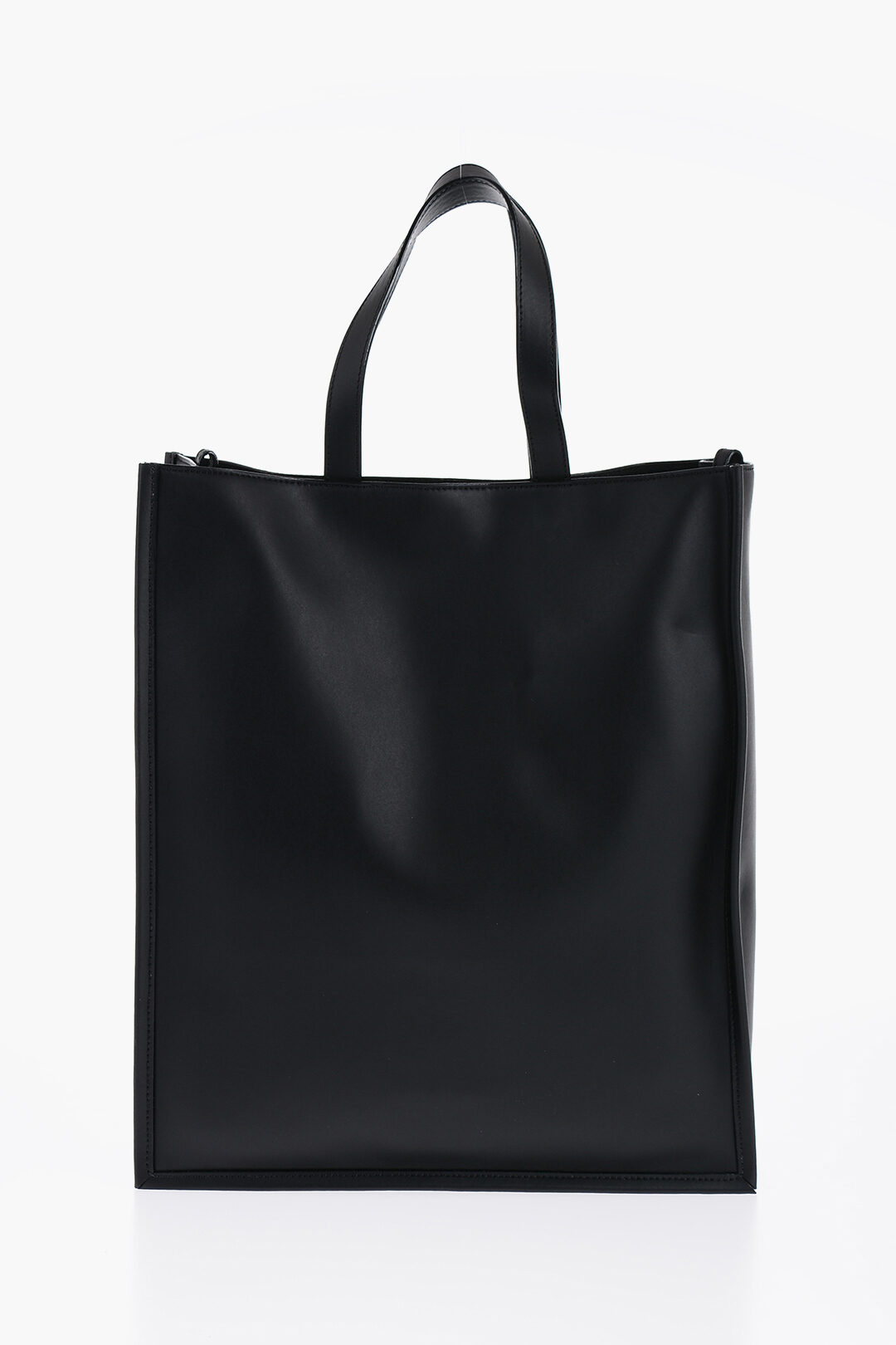 Alexander McQueen Logoed Leather Tote Bag with Shoulder Alexander McQueen Logoed Leather Tote Bag with Shoulder
