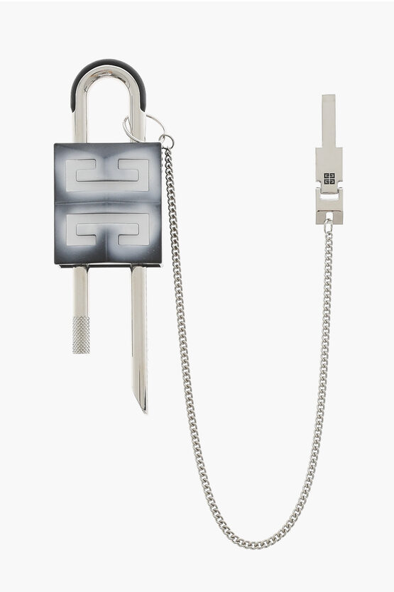 Shop Givenchy Logoed Metal Pad Lock