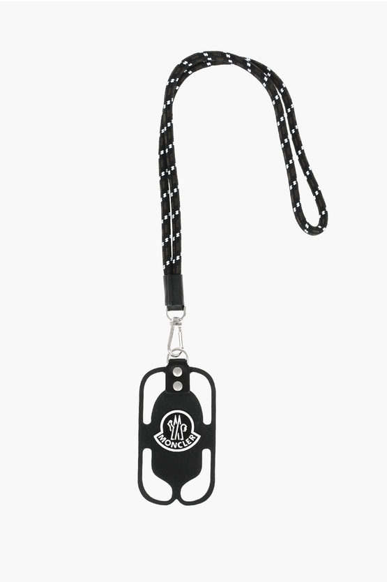ラッキーさん★ MONCLER PHONE CASE スマホストラップ MONCLER - MONCLER 新品タグ付き iPhone スマホ ショルダー