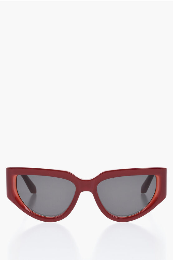 Off-white Logoed Rods Seward Sunglasses In Brown