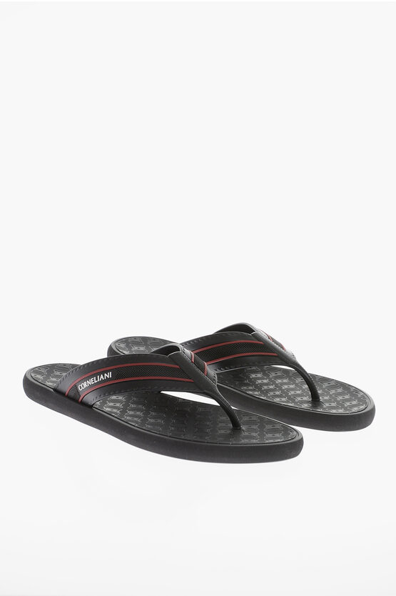 Corneliani Logoed Rubber Flip-flops