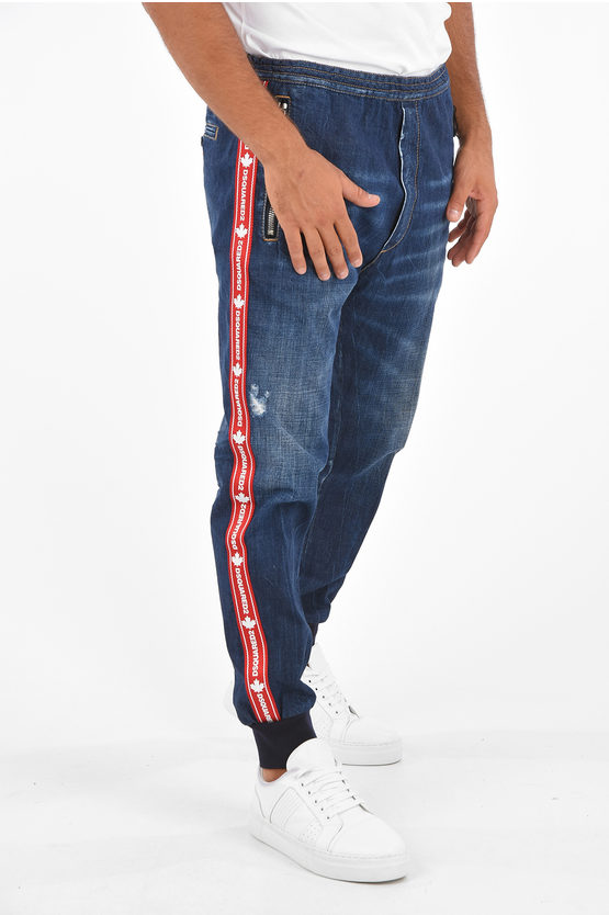 Dsquared2 ロコウエストハントフリフ D8L6458100 110 DSQUARED2-Distressed-BRAD-JEAN