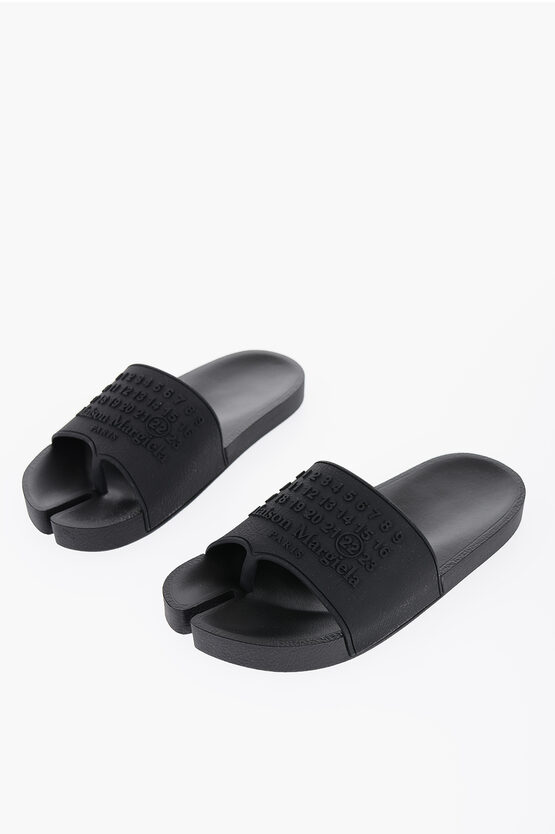 Maison Margiela Logoed Tabi Slides