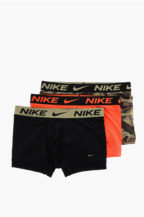 Nike Logoed Waist Band Dri Fit 3 Boxer Set In Multi