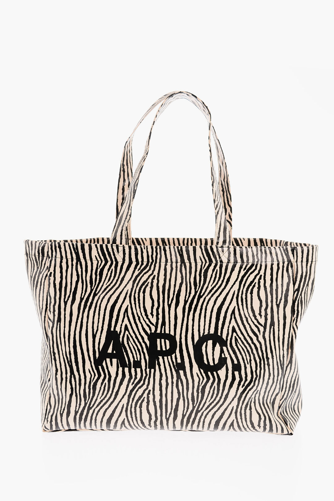 Logoed Zebra Pinted LAURE Shopping Bag women Glamood Outlet