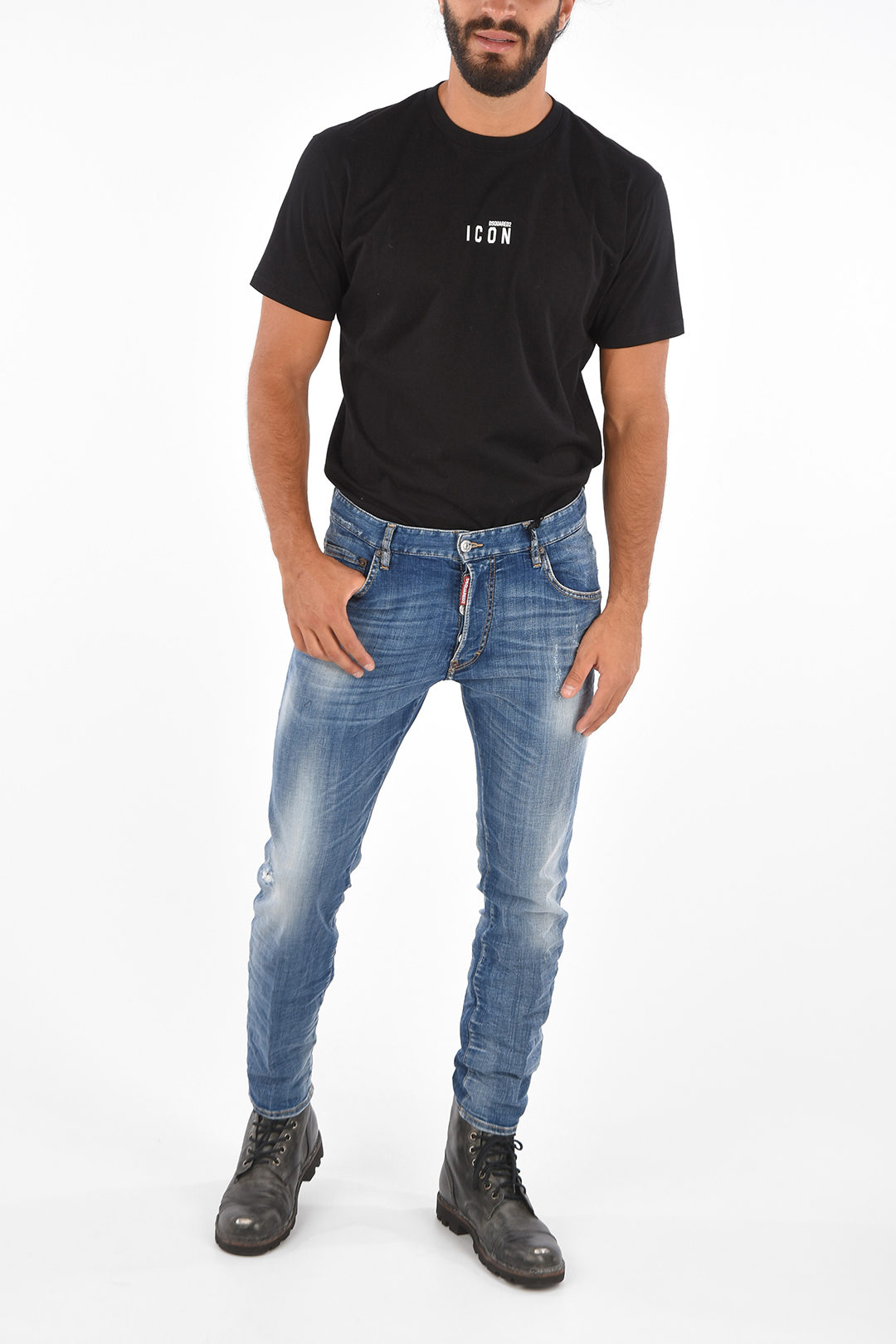 Dsquared2 Long Crotch SKATER Jeans 17 Cm men - Glamood Outlet