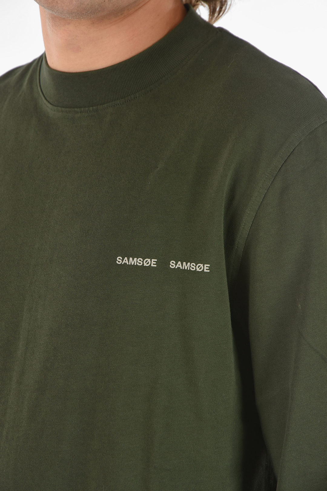 Samsoe Samsoe Long Sleeve Cotton NORSBRO Crew-neck T-shirt men ...