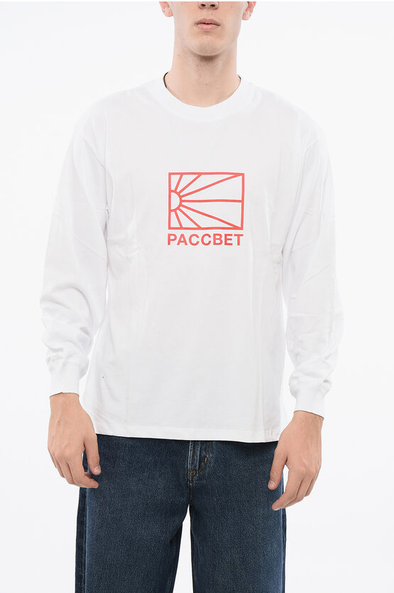 Paccbet Long Sleeve Crew-neck T-shirt With Logo