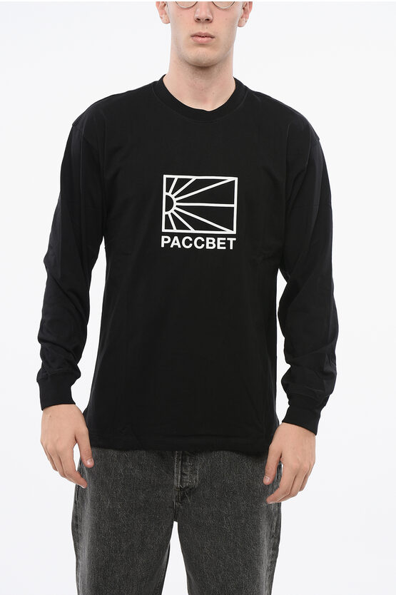 Paccbet Long Sleeve Crew-neck T-shirt With Logo