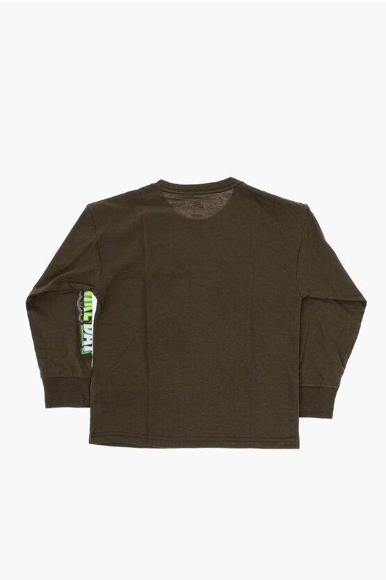 Long Sleeve Printed Loose Fit T-Shirt