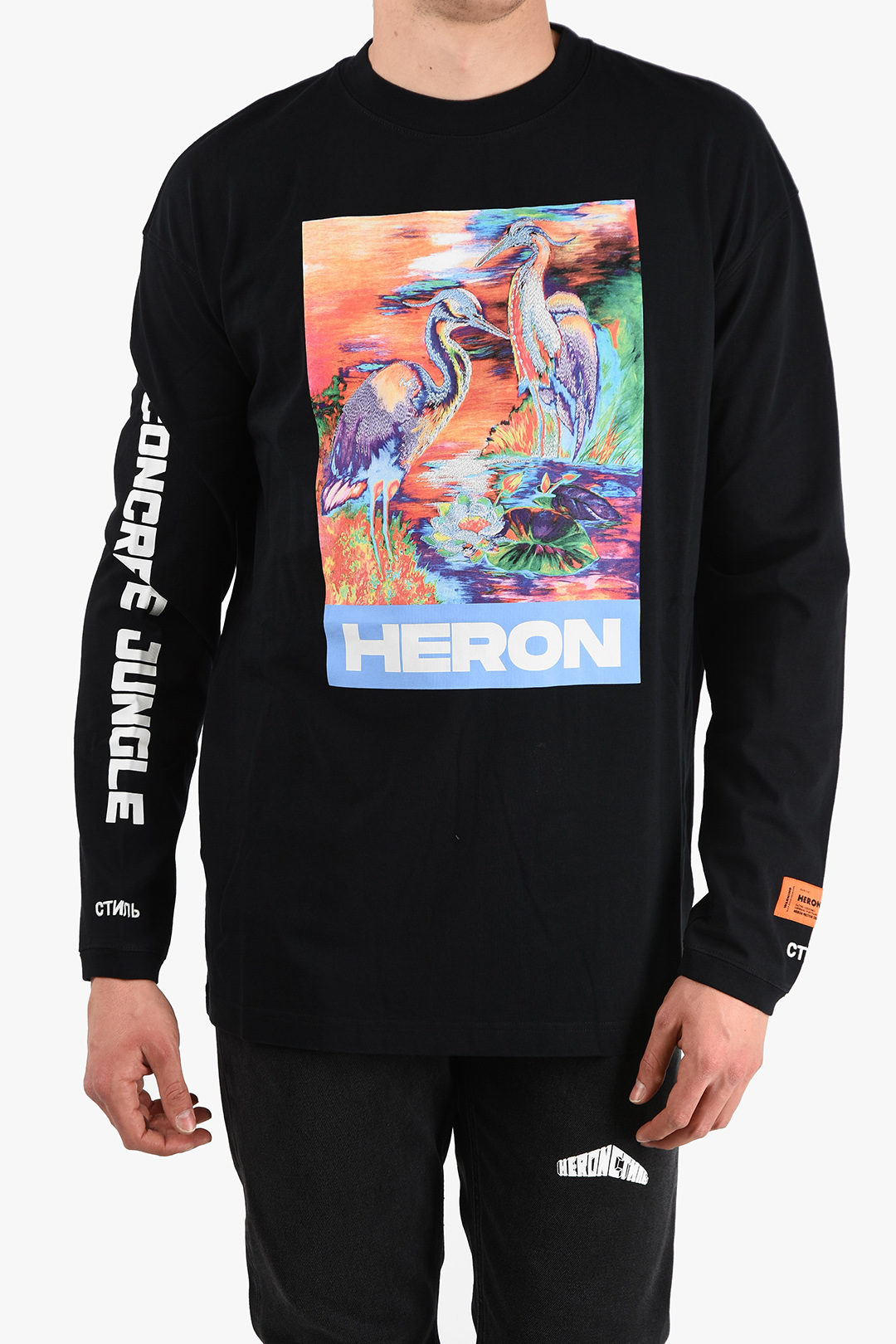 Heron Preston Long Sleeve Printed T-Shirt men - Glamood Outlet