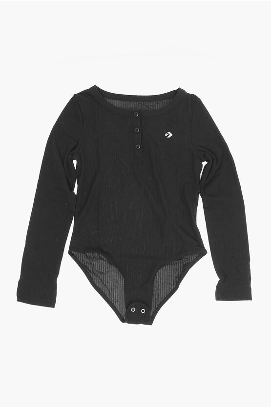 Converse Long Sleeve Ribbed Bodysuit
