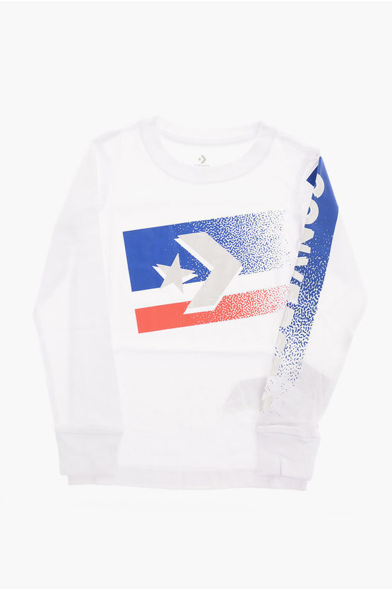 Long Sleeve T-Shirt with Logo Print
