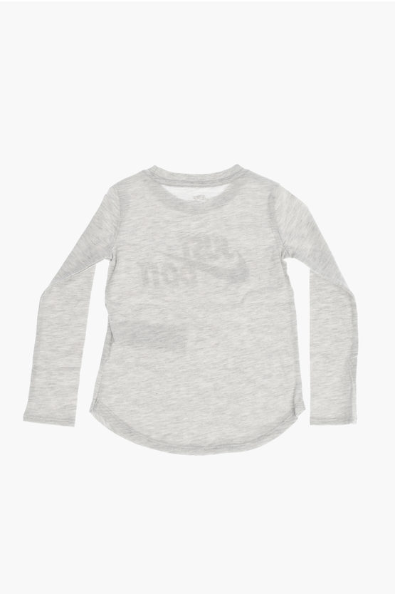 long sleeve t-shirt with print on the front