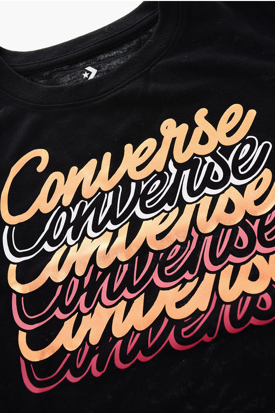 Long Sleeve T-Shirt with Printed Logo