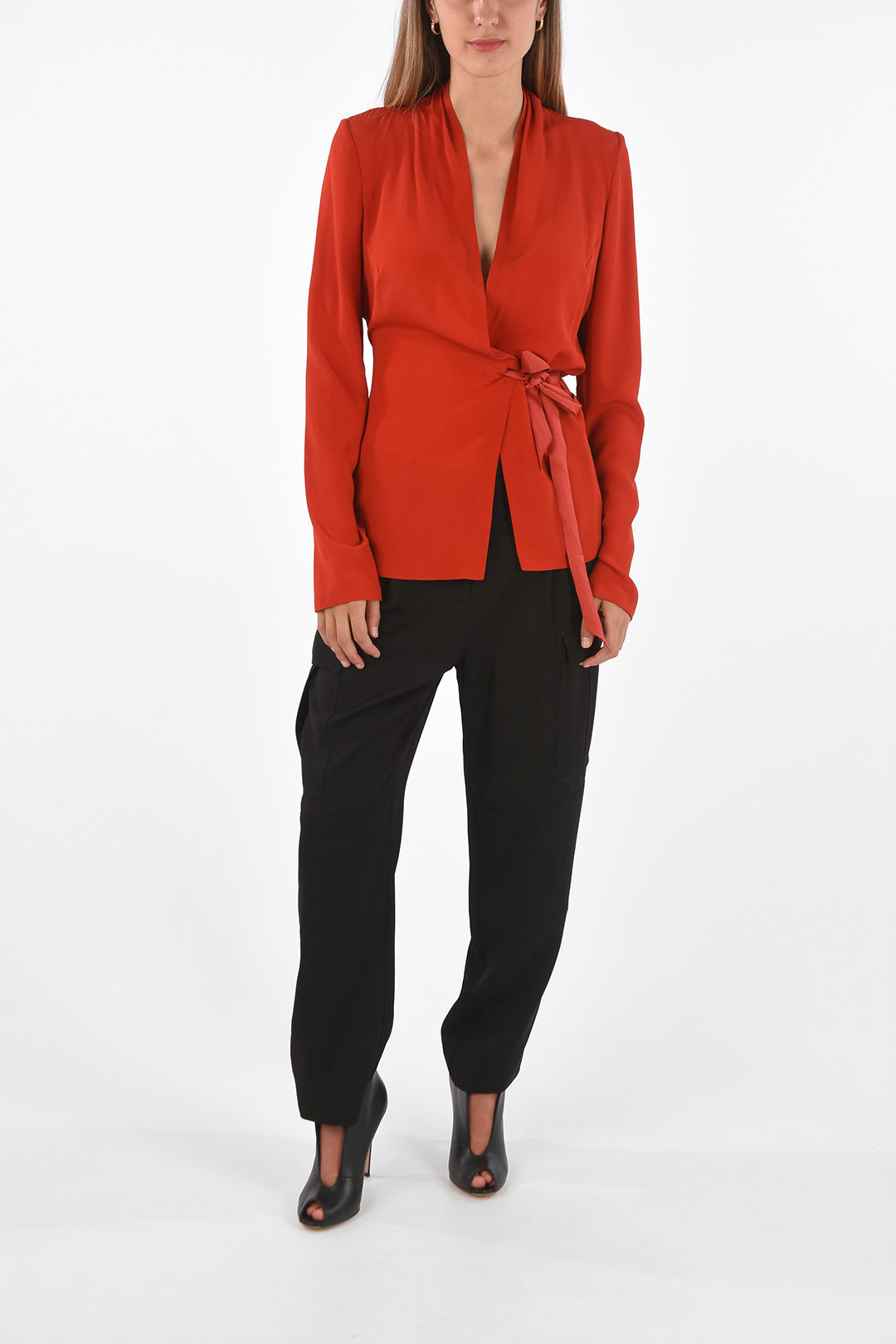 long sleeve wrap cardigan