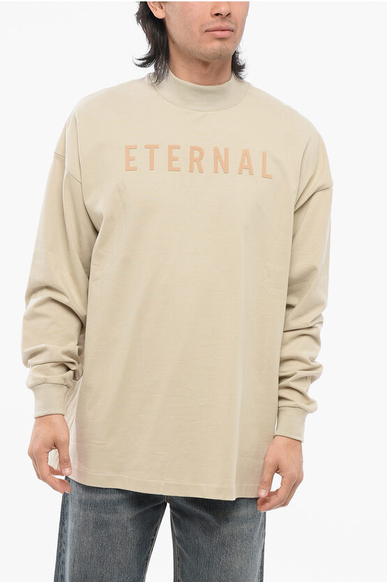 Fear Of God Solid Color Eternal Crew-neck Sweathirt With Embossed Detail L Standard Size